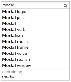 modal logic, modal jazz